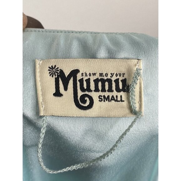 Show Me Your MuMu Womens Superstar One Shoulder Neckline Ruffle Mini Dress Small - Picture 6 of 8